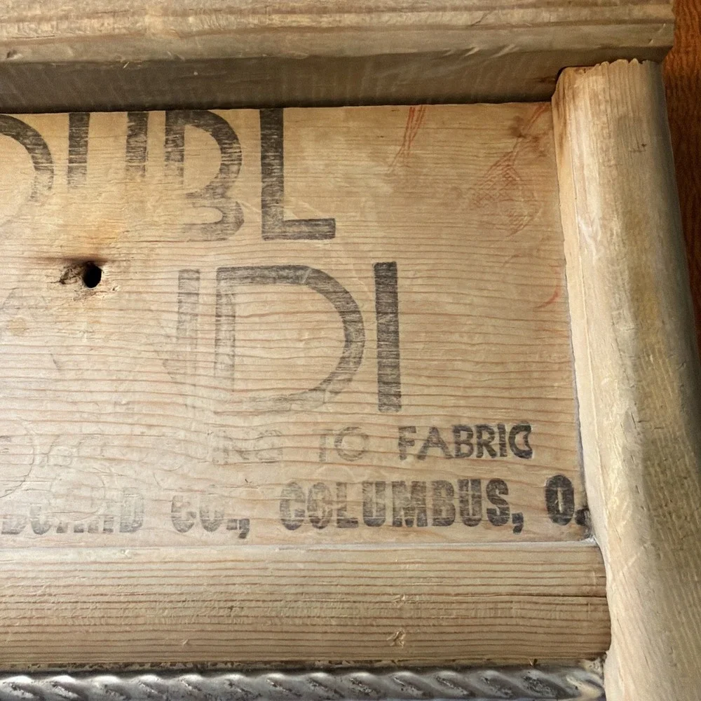 Dubl Handl Washboard Co Columbus Ohio Wash Board Vintage